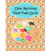 Color Matching Paint Task Cards